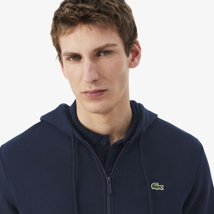 Classic Fit Zipped Fleece Sweatshirt