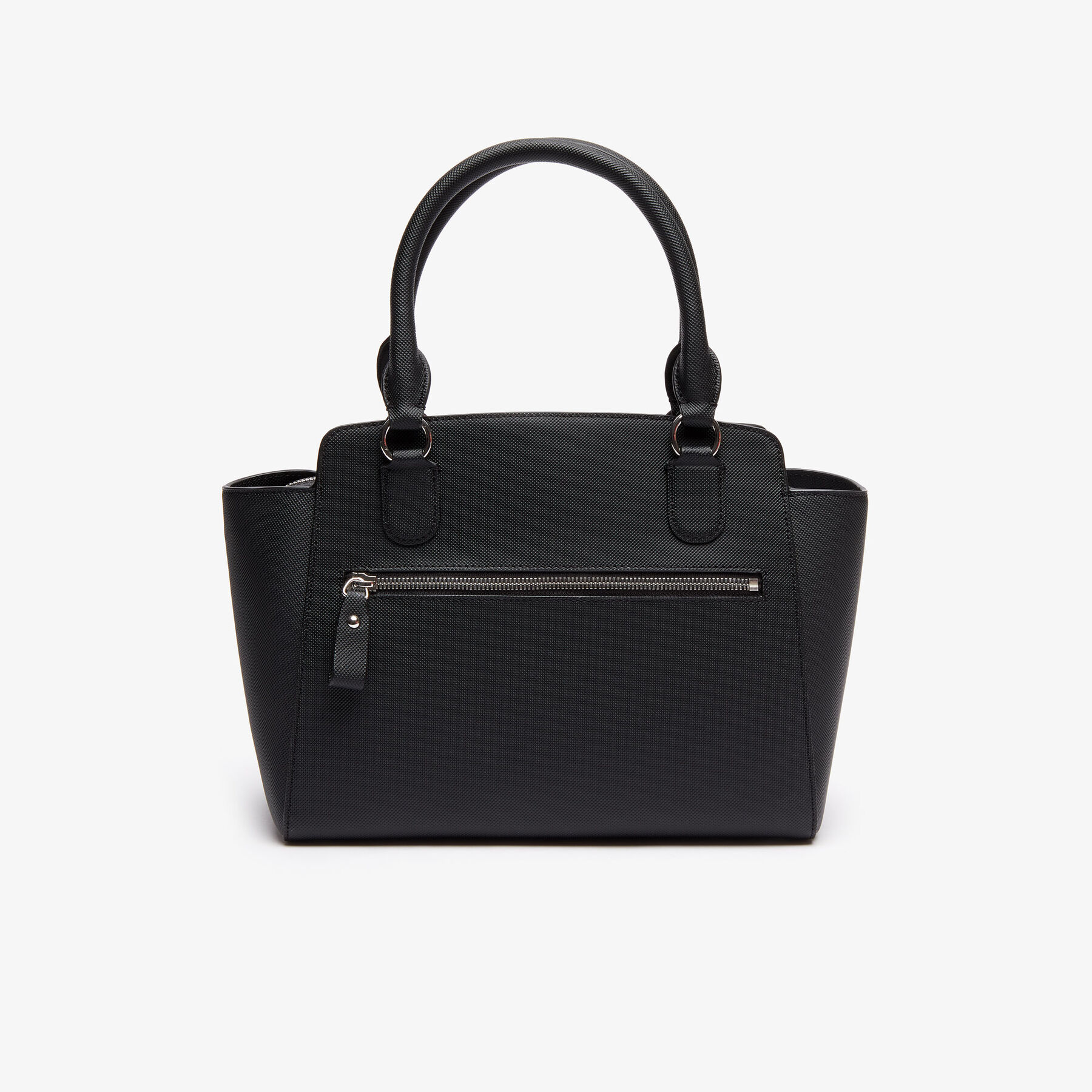 Women's Daily Classic Gusseted Coated Piqué Canvas Tote lacoste women s daily classic gusseted coated piqu canvas tote