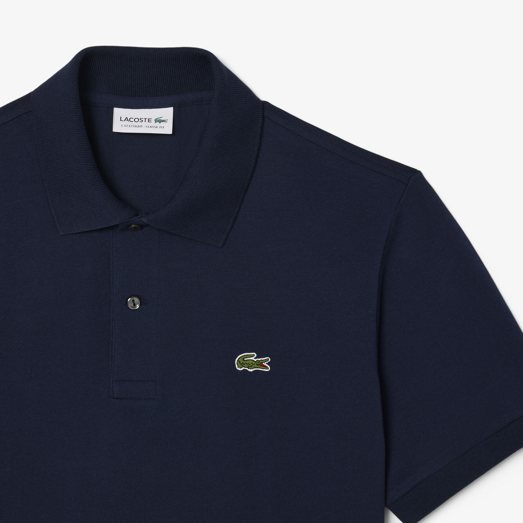 lacoste classic fit l 12 12 light pique polo shirt