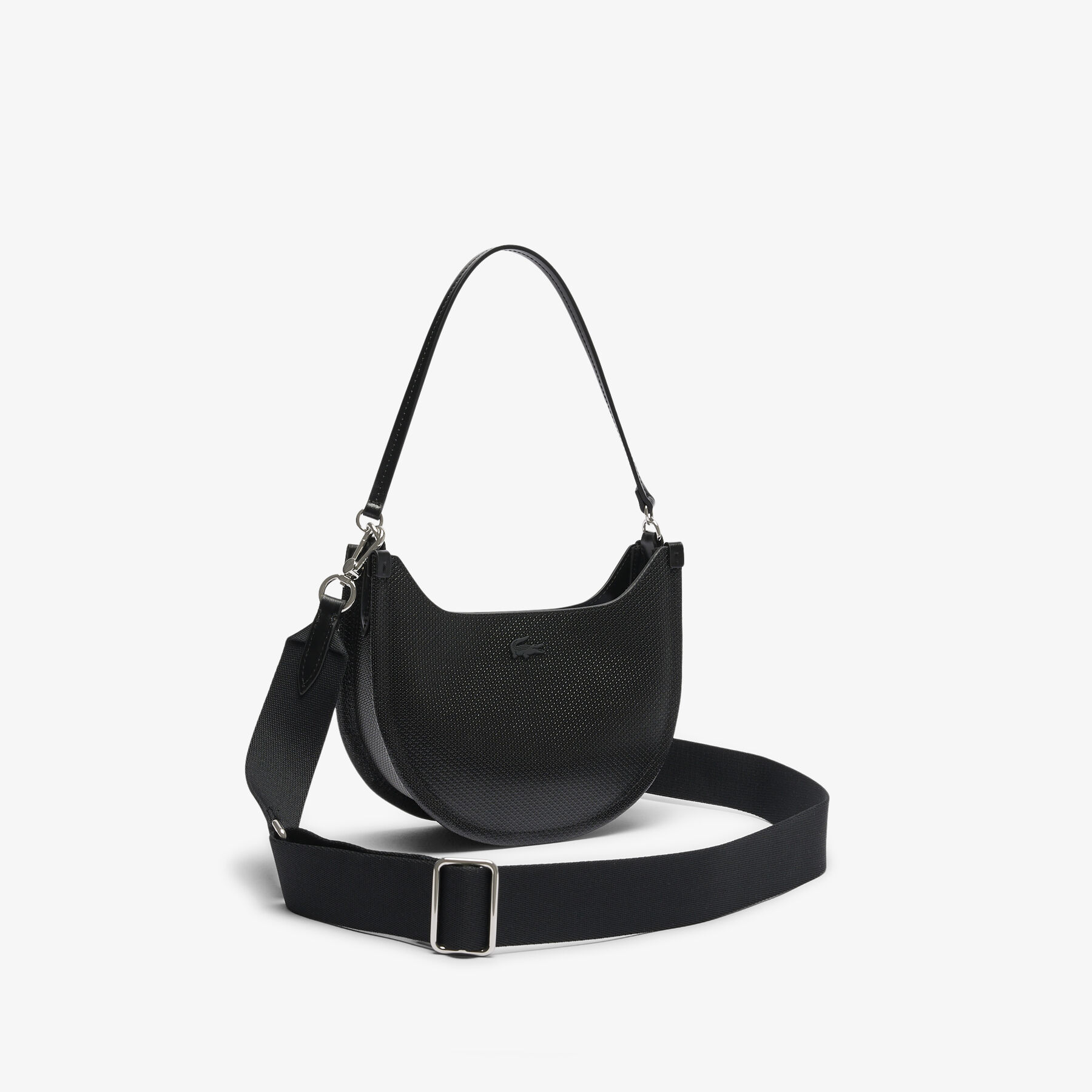 Chantaco Classics Half-Moon Shoulder Bag lacoste chantaco classics half moon shoulder bag