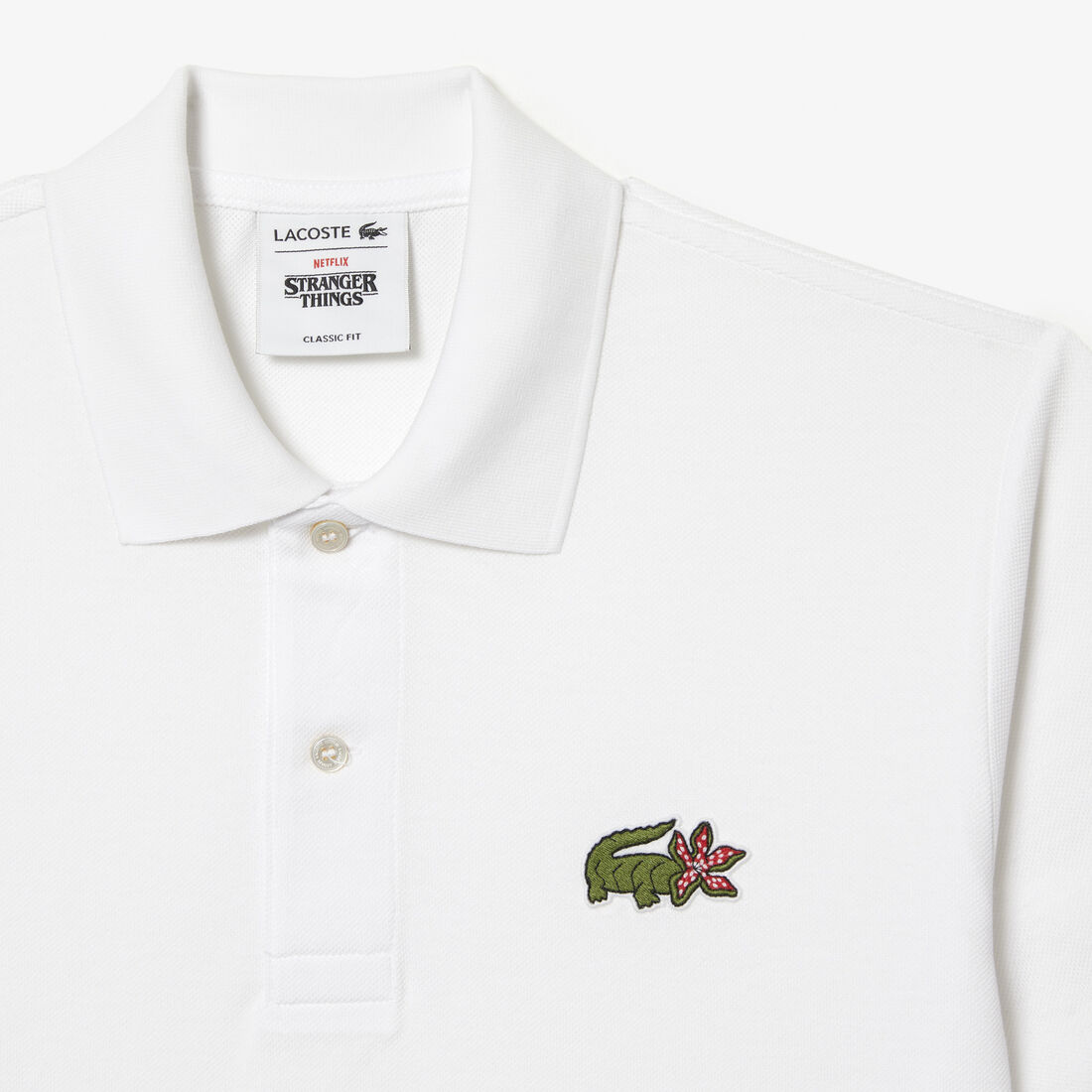 Men’s Lacoste x Netflix Organic Cotton Polo Shirt Men’s Lacoste x Netflix Organic Cotton Polo Shirt