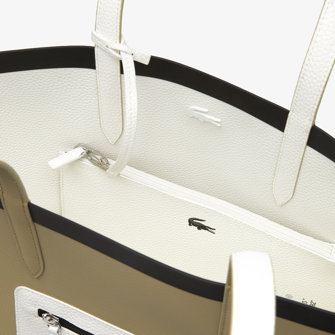 Women’s Lacoste Anna Reversible Tote with Zipped Pouch Women’s Lacoste Anna Reversible Tote with Zipped Pouch