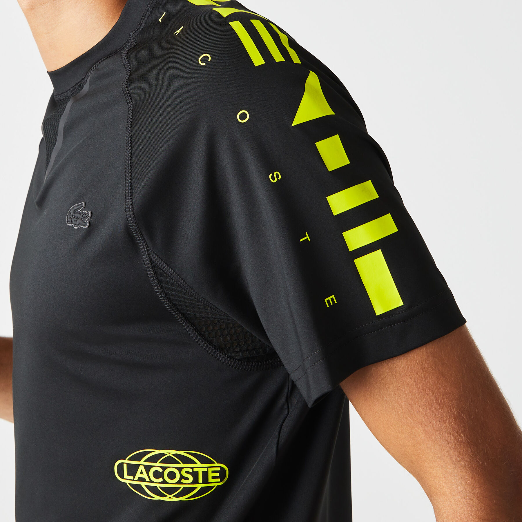 Men's Lacoste SPORT Stretch Jersey T-Shirt men s lacoste sport stretch jersey t shirt
