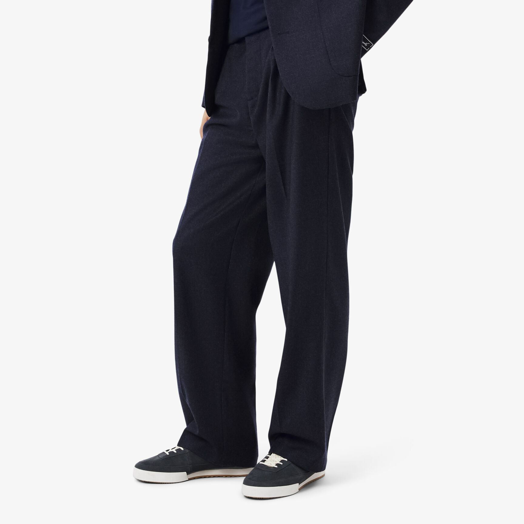 Straight Fit Felted Wool Pants Straight Fit Felted Wool Pants