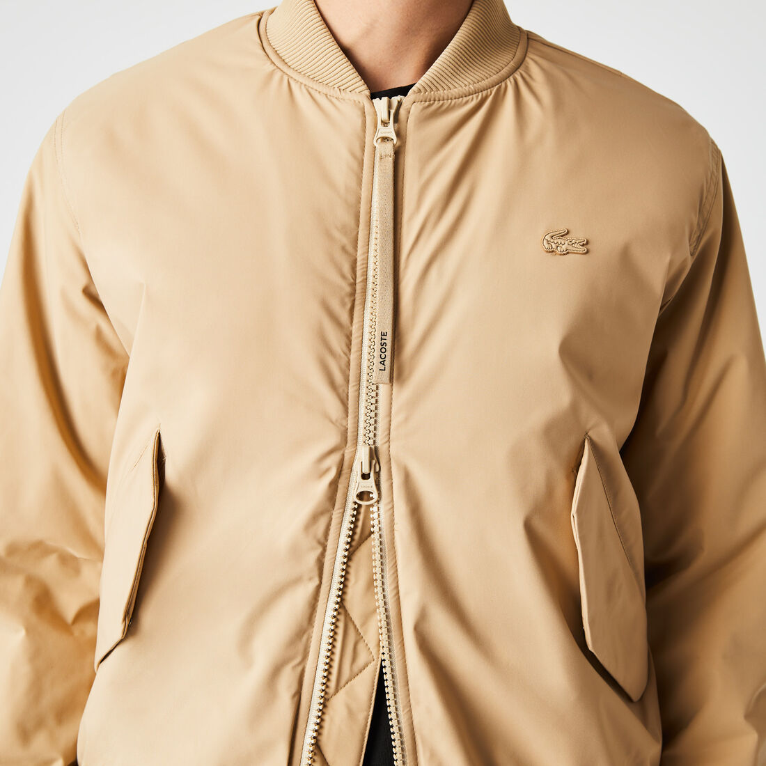 Men's Lacoste Insulated Padded Bomber Jacket Men's Lacoste Insulated Padded Bomber Jacket
