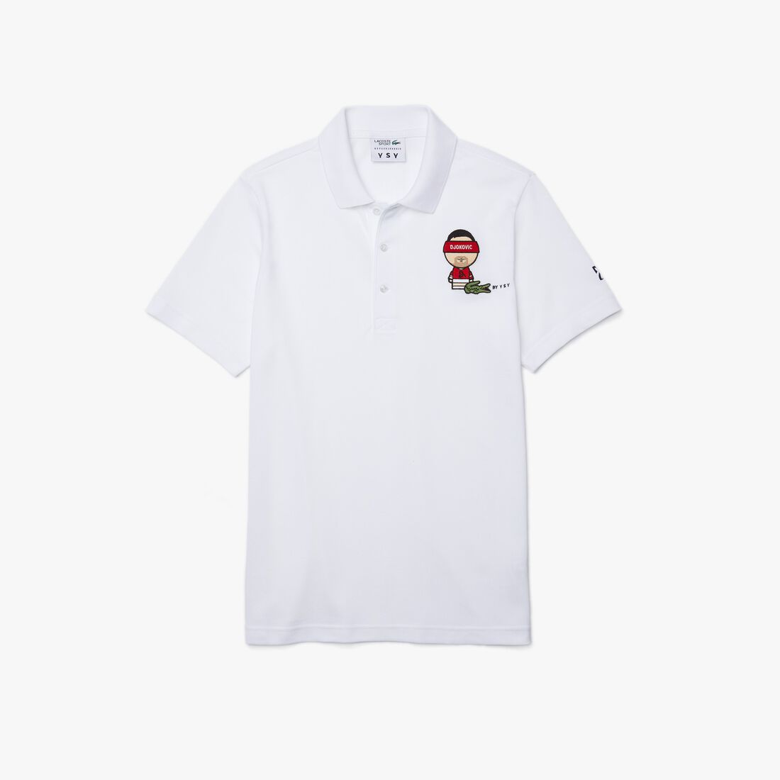 Men's Lacoste SPORT Collab Youssef SY Cotton Piqué Polo Shirt Men's Lacoste SPORT Collab Youssef SY Cotton Piqué Polo Shirt