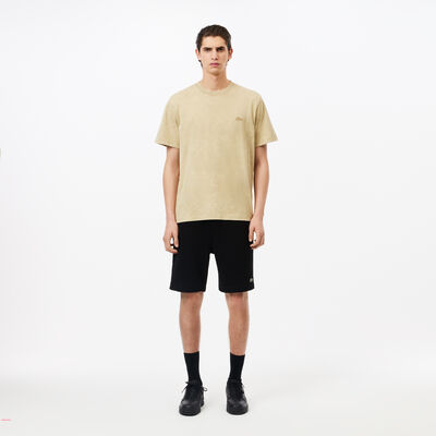 Men's Lacoste Organic Brushed Cotton Fleece Jogger Shorts