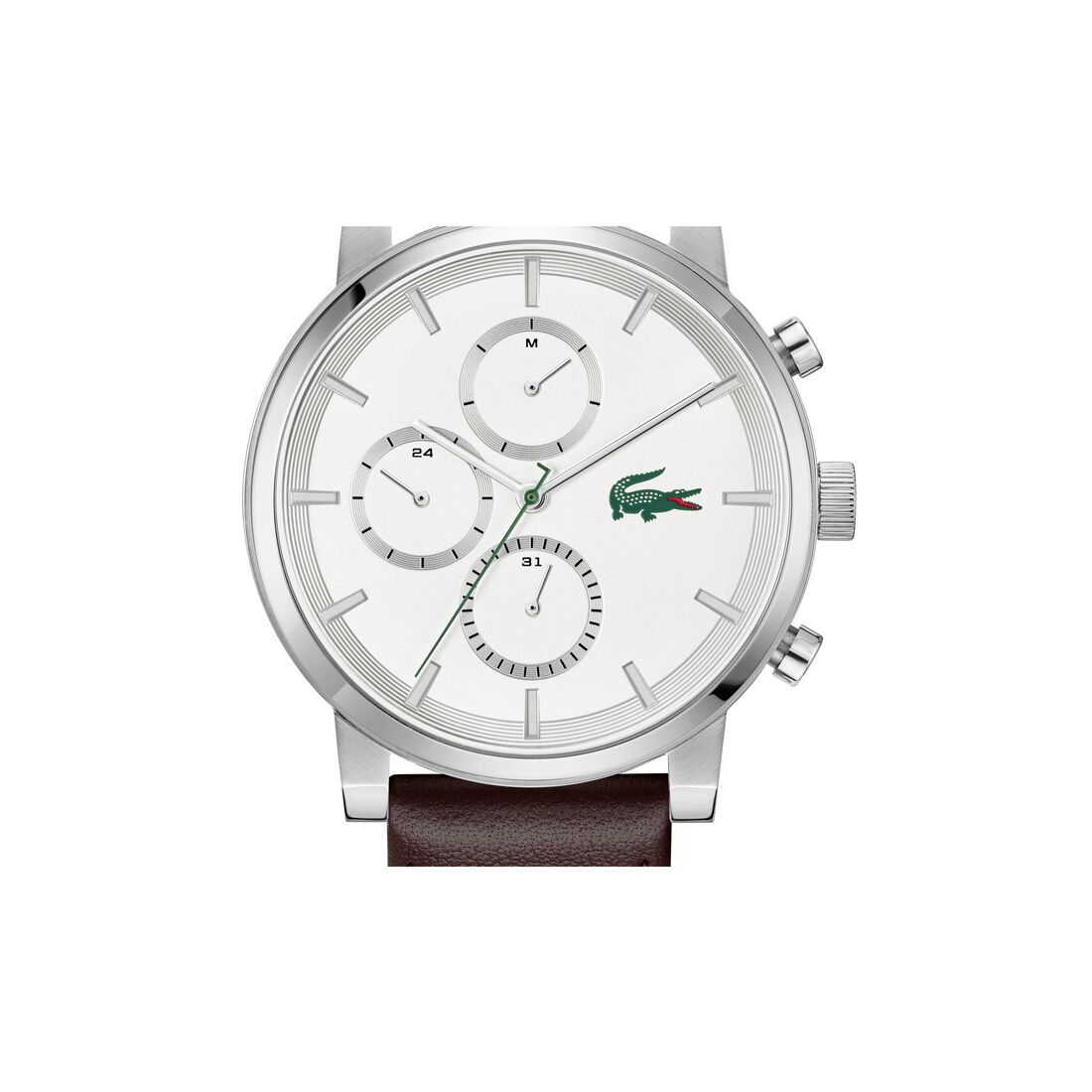 Brown Leather Strap Men's Watch