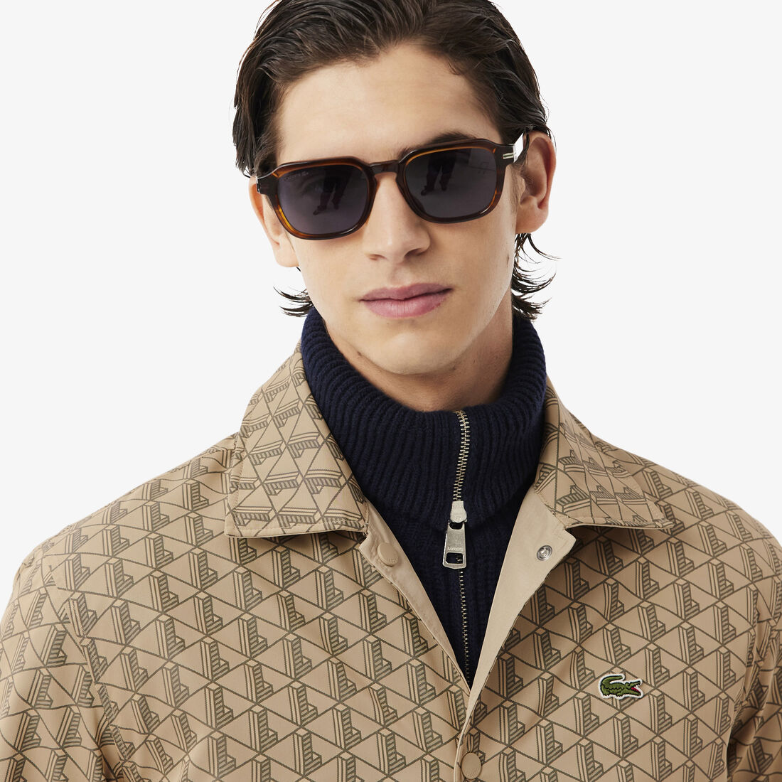 Reversible Bi Material Monogram Jacket Reversible Bi Material Monogram Jacket