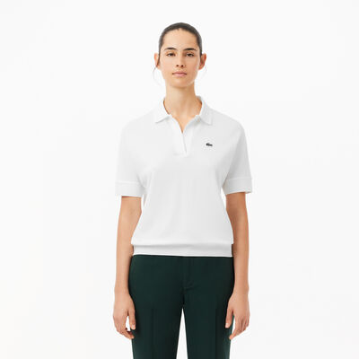 Women's Lacoste Flowy Pique Polo Shirt