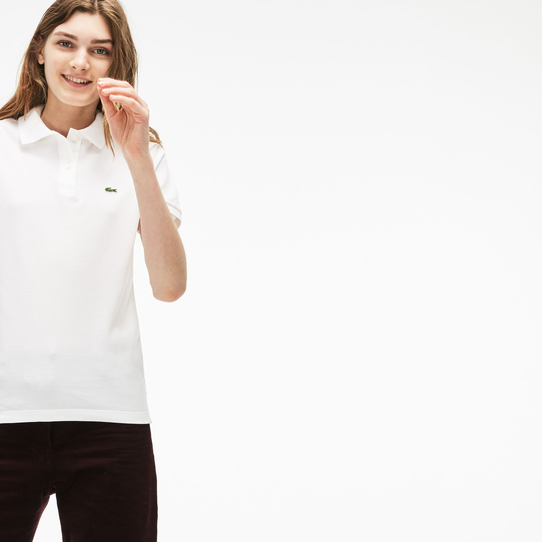 Women's Lacoste Regular Fit Soft Cotton Petit Pique Polo Shirt