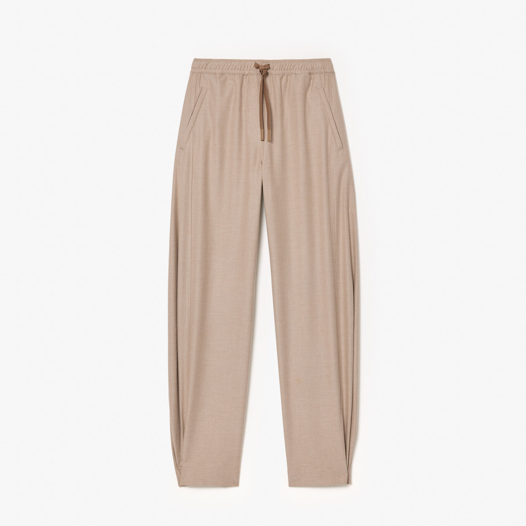 lacoste wide leg flannel pants