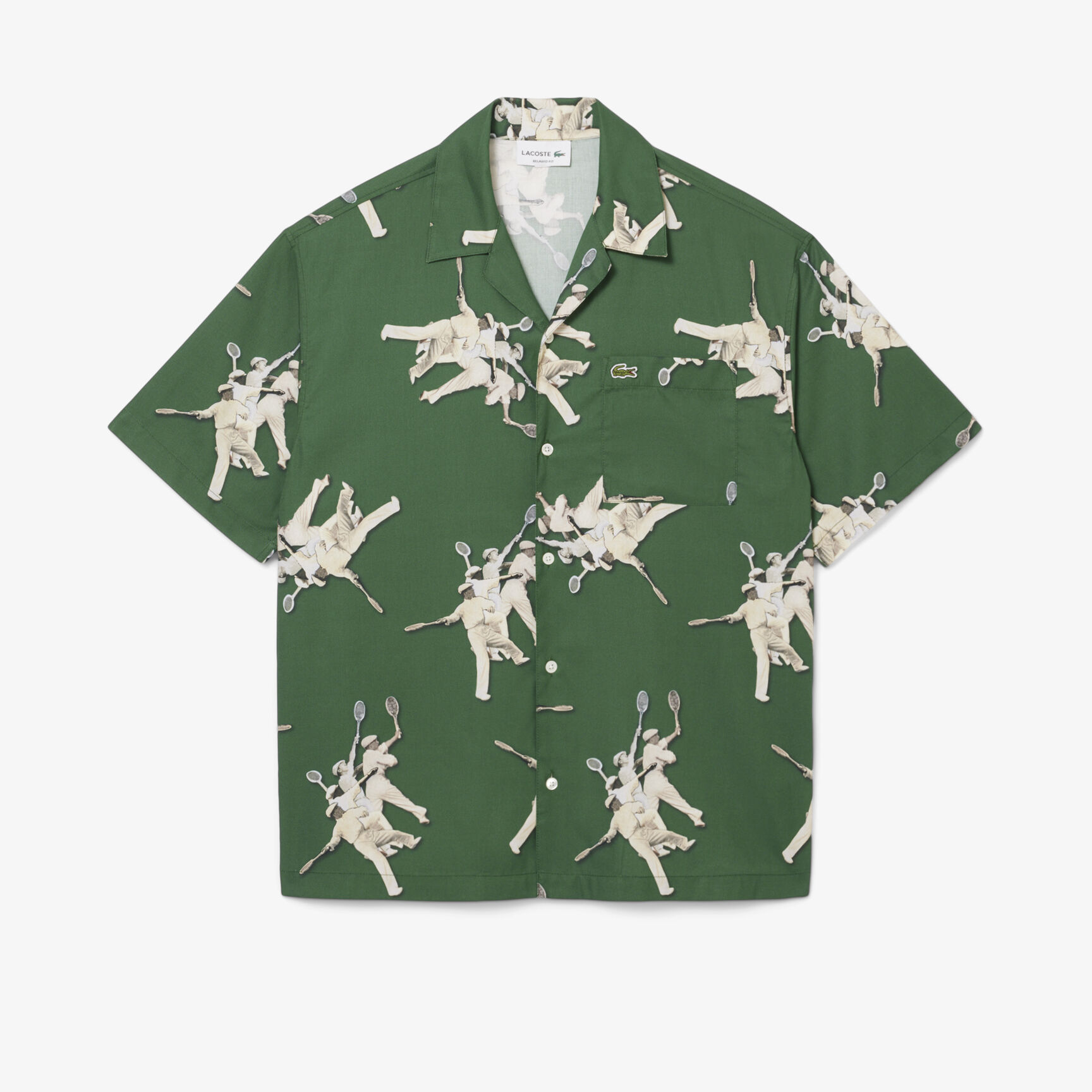 Relaxed Fit Rene Lacoste Print Shirt Relaxed Fit Rene Lacoste Print Shirt