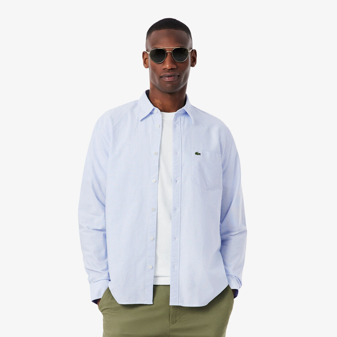 Regular Fit Striped Oxford Shirt