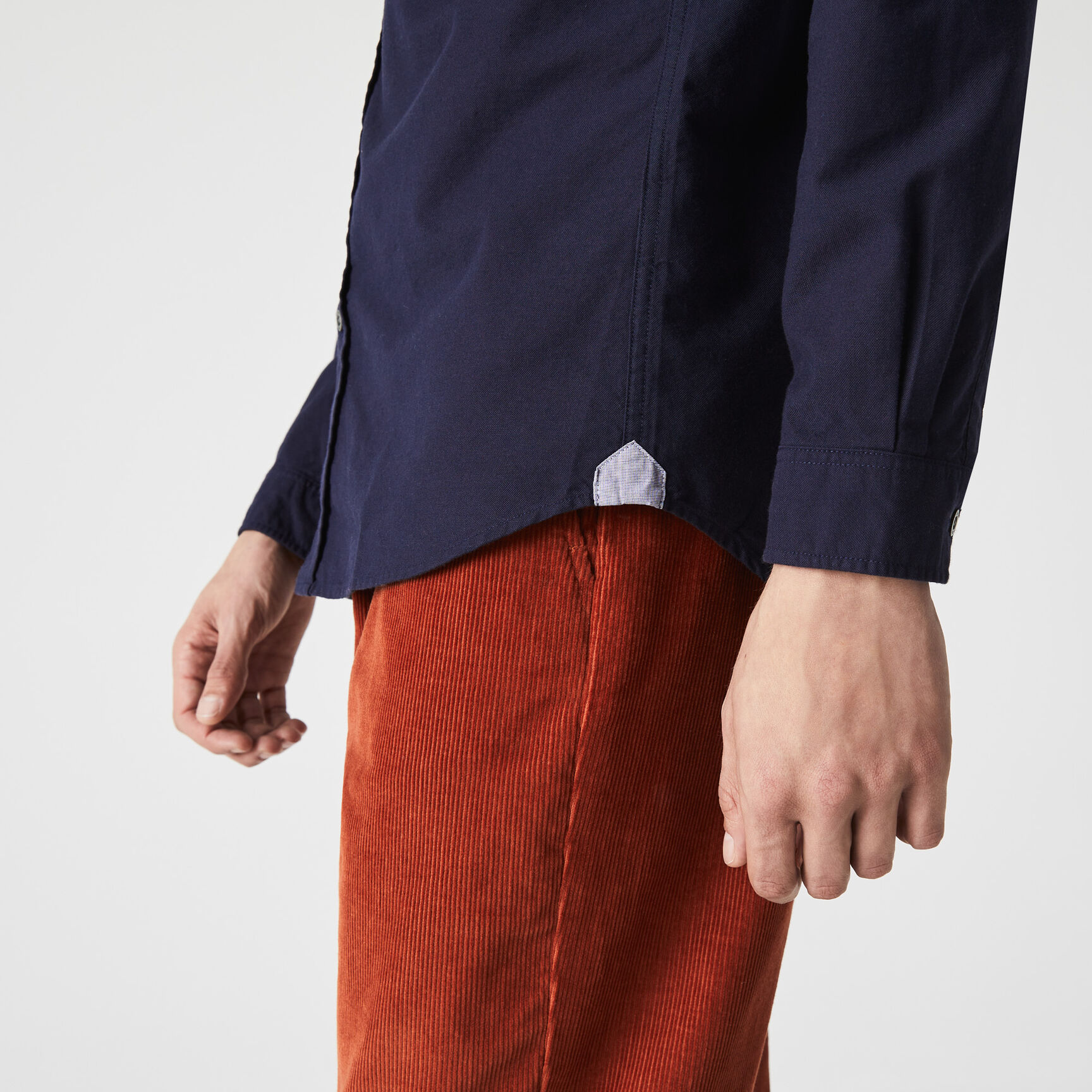 قميص قطن أكسفورد بقصة عادية للرجال