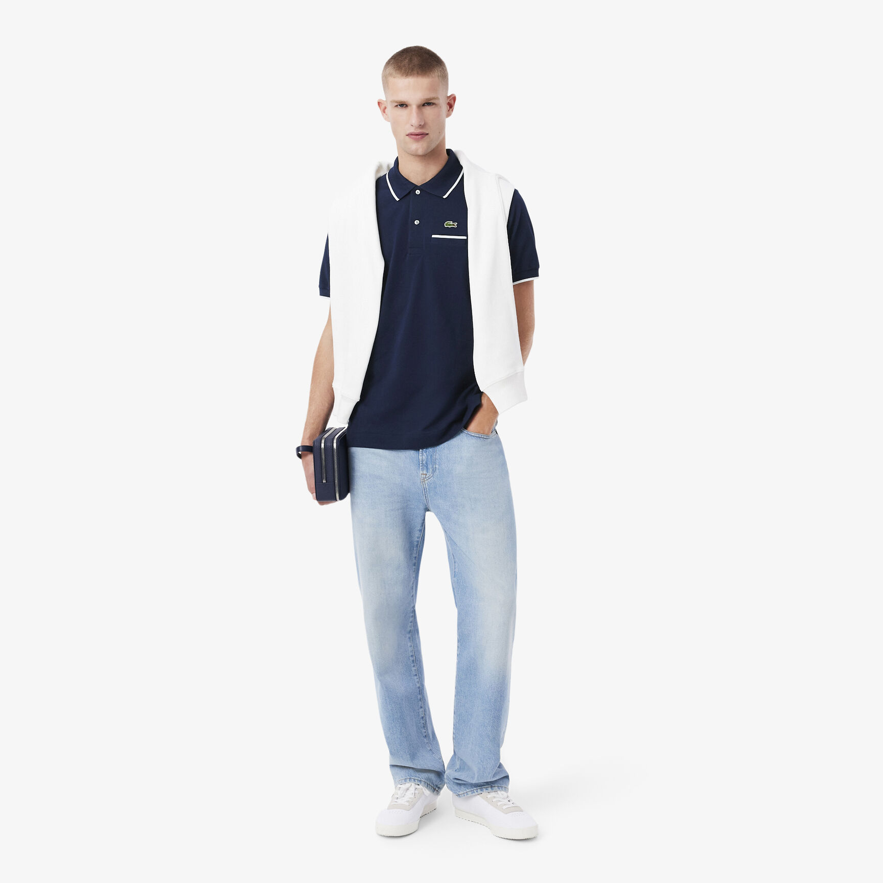 Classic Fit Pocket Accent L.12.12 Polo Shirt