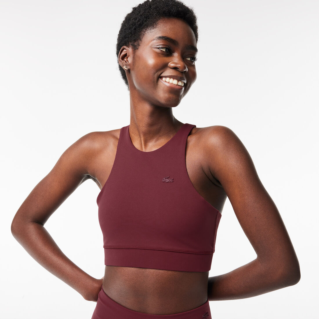 حمالة صدر مطاطية دون خياطة من مجموعة لاكوست سبورت حمالة صدر مطاطية دون خياطة من مجموعة لاكوست سبورت