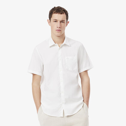 Men's Regular Fit Solid Cotton Shirt