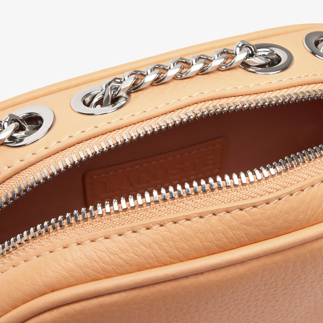 Women’s Lacoste Top Grain Leather Square Shoulder Bag Women’s Lacoste Top Grain Leather Square Shoulder Bag