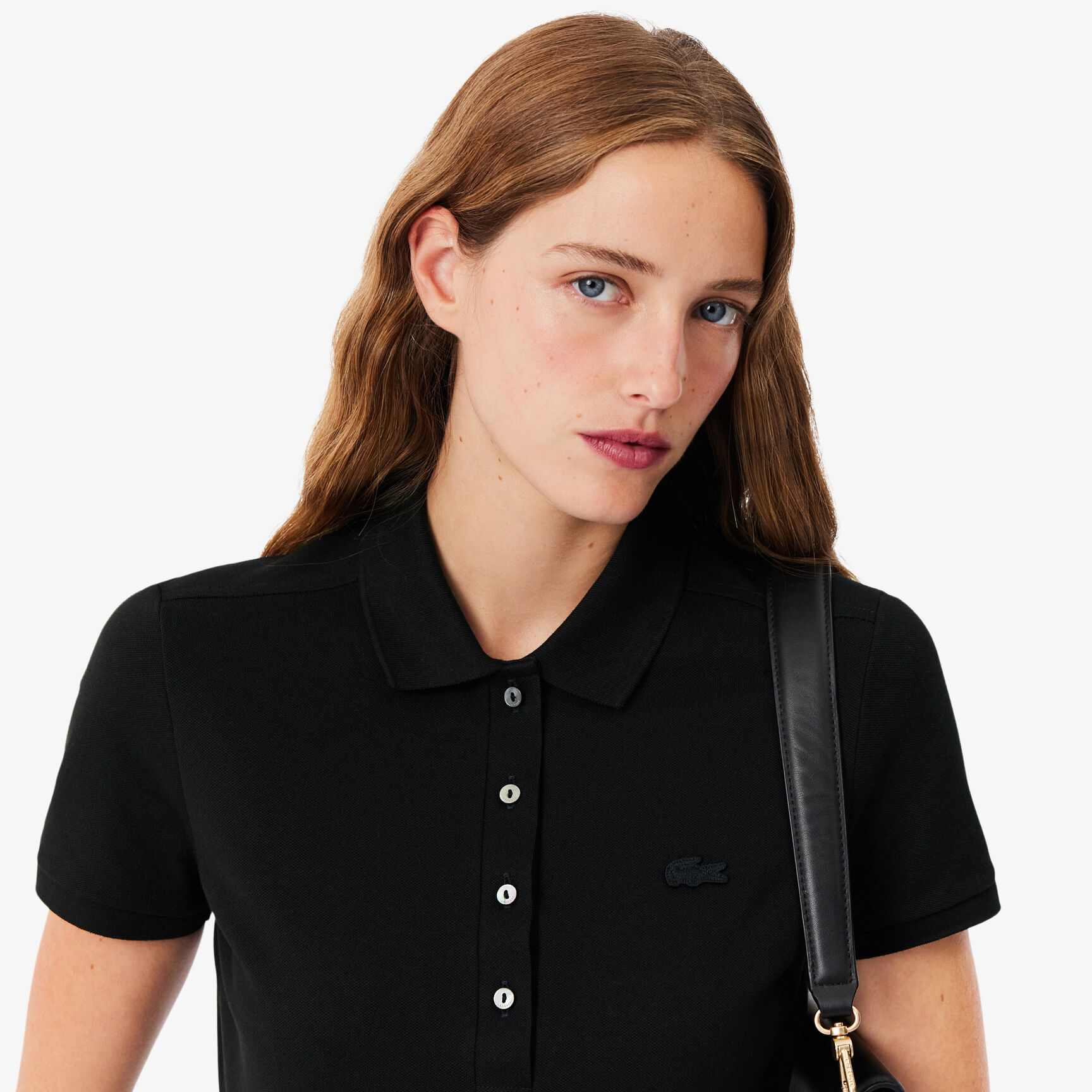 L.12.D Slim Fit Stretch Petit Pique Polo Shirt
