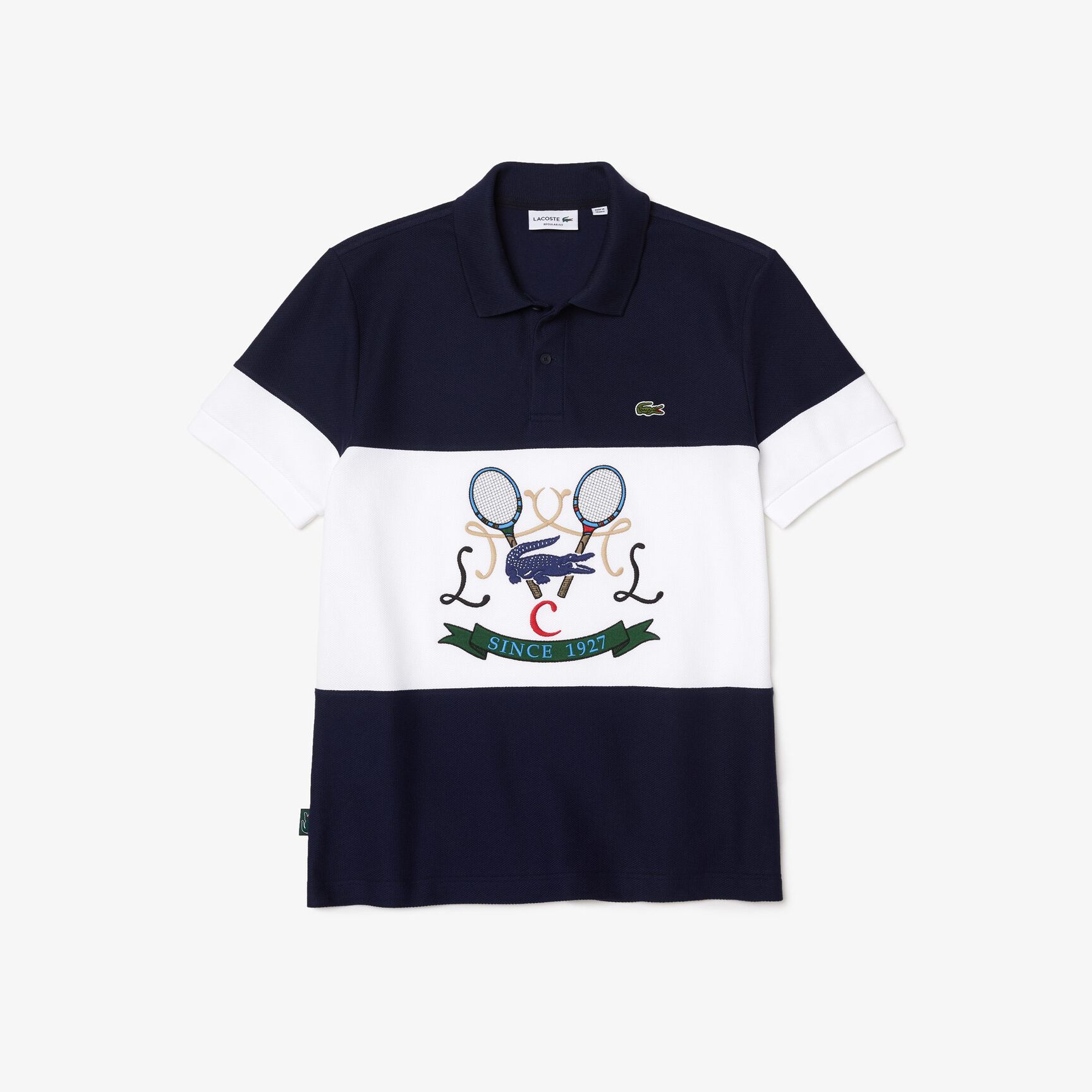 Men's Lacoste Regular Fit Tennis Embroidery Cotton Polo Shirt