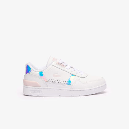 Women's T-clip Pastel Accent Leather Trainers 