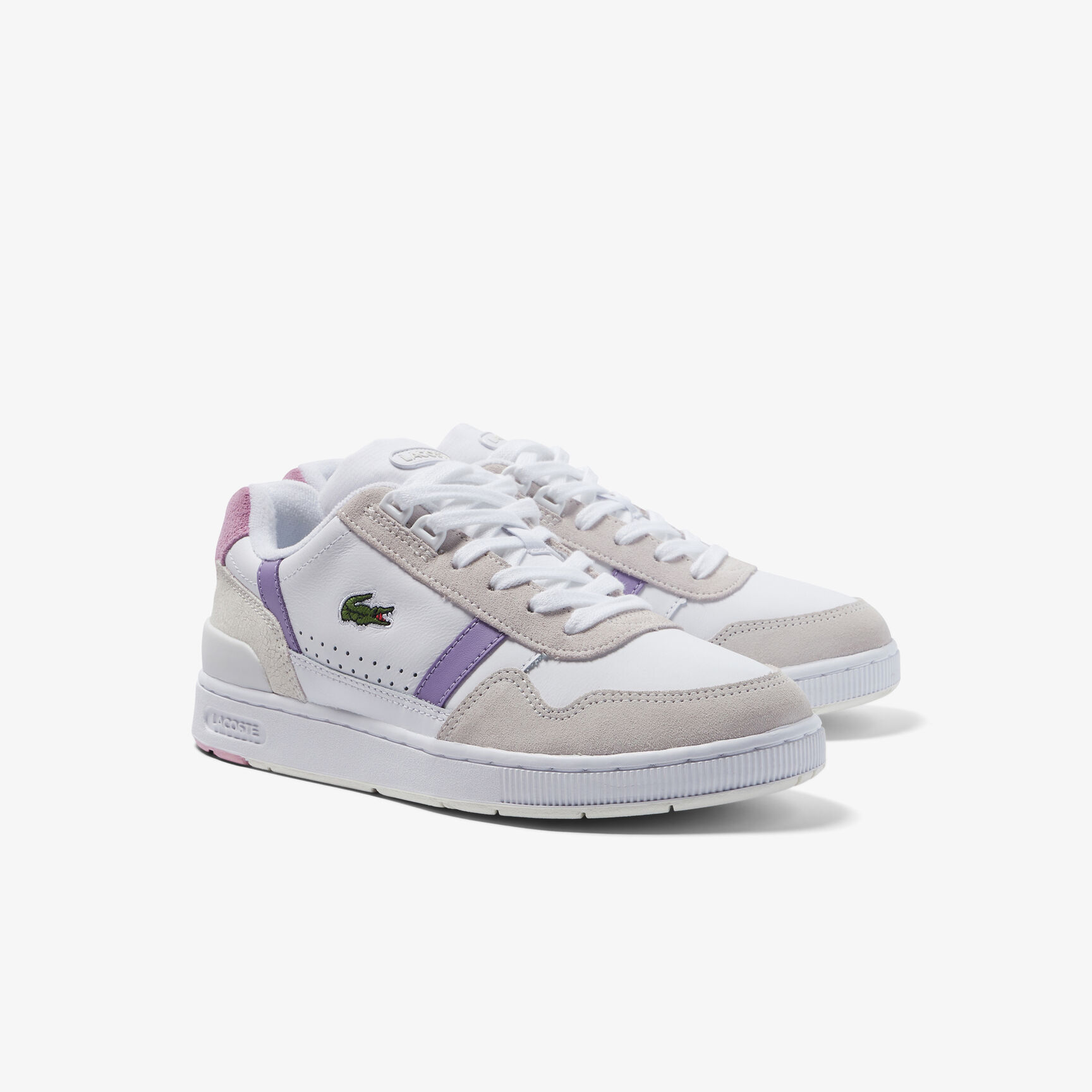 Women's Lacoste T-Clip Leather Sneakers Women's Lacoste T-Clip Leather Sneakers