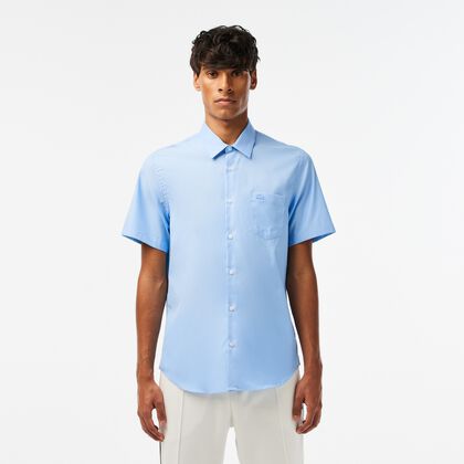 Men's Regular Fit Solid Cotton Shirt
