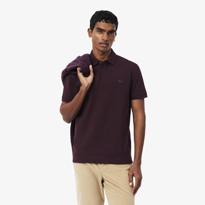 lacoste regular fit paris stretch pique polo shirt