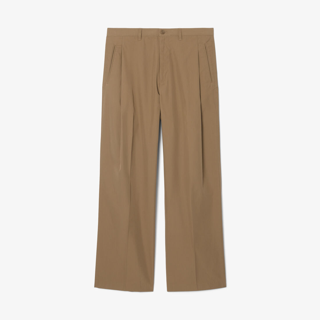Loose Fit Pleated Twill Pants lacoste loose fit pleated twill pants