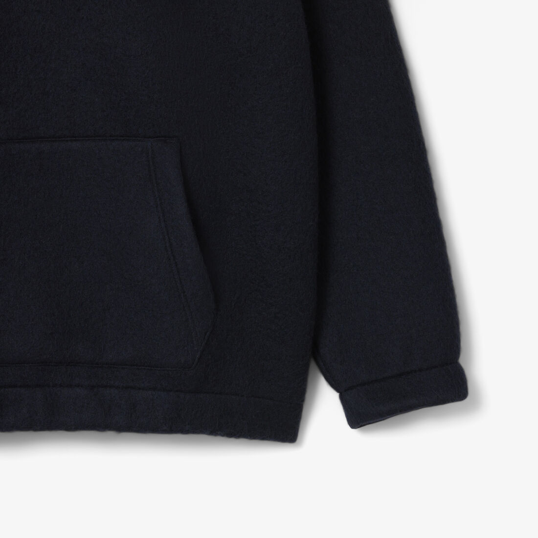 Felted Wool Zipper Neck Sweatshirt Felted Wool Zipper Neck Sweatshirt