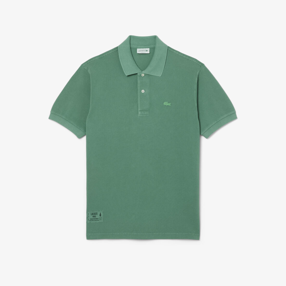 Classic Fit L.12.12 Washed Effect Polo Shirt Classic Fit L.12.12 Washed Effect Polo Shirt