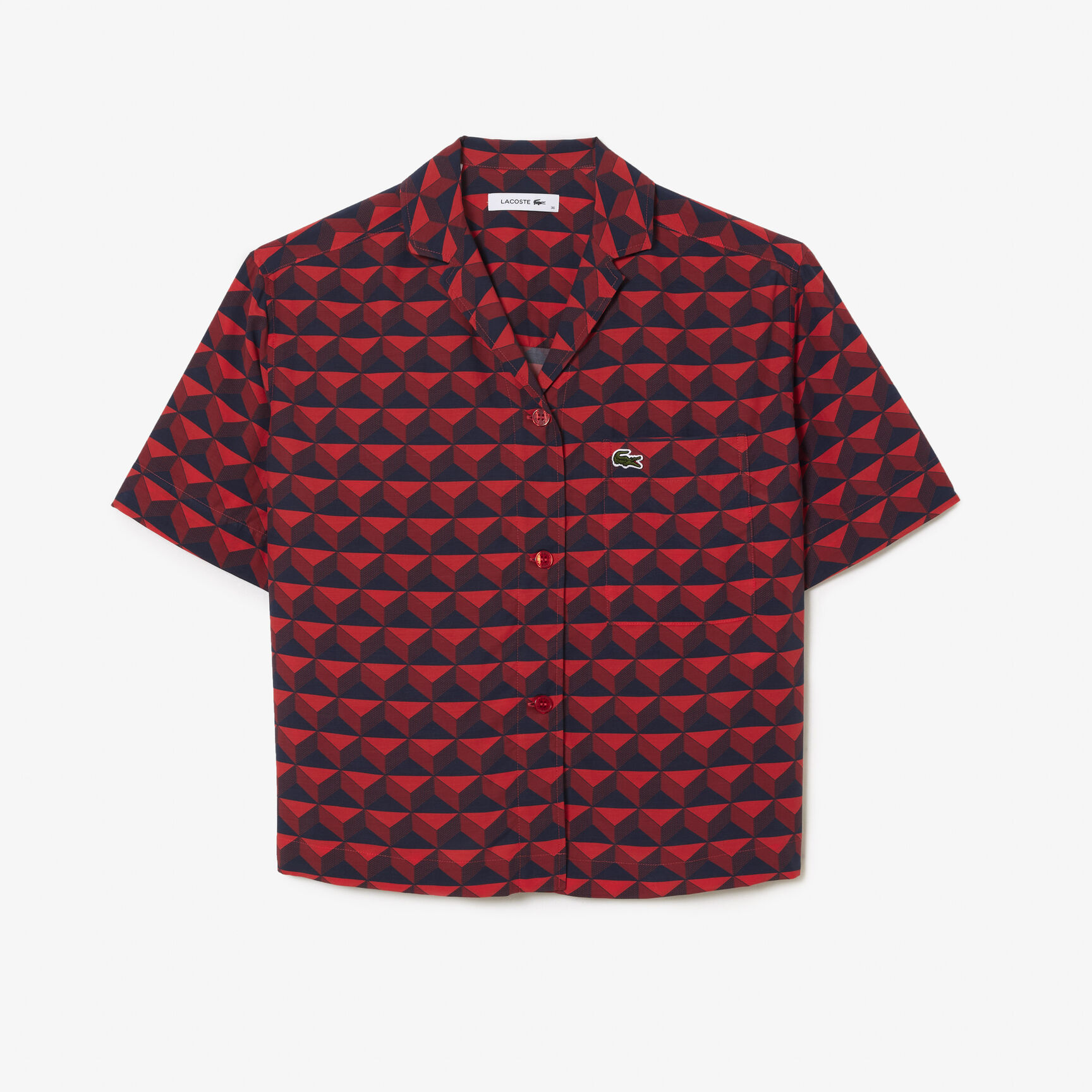 Oversized Short Sleeved Print Shirt