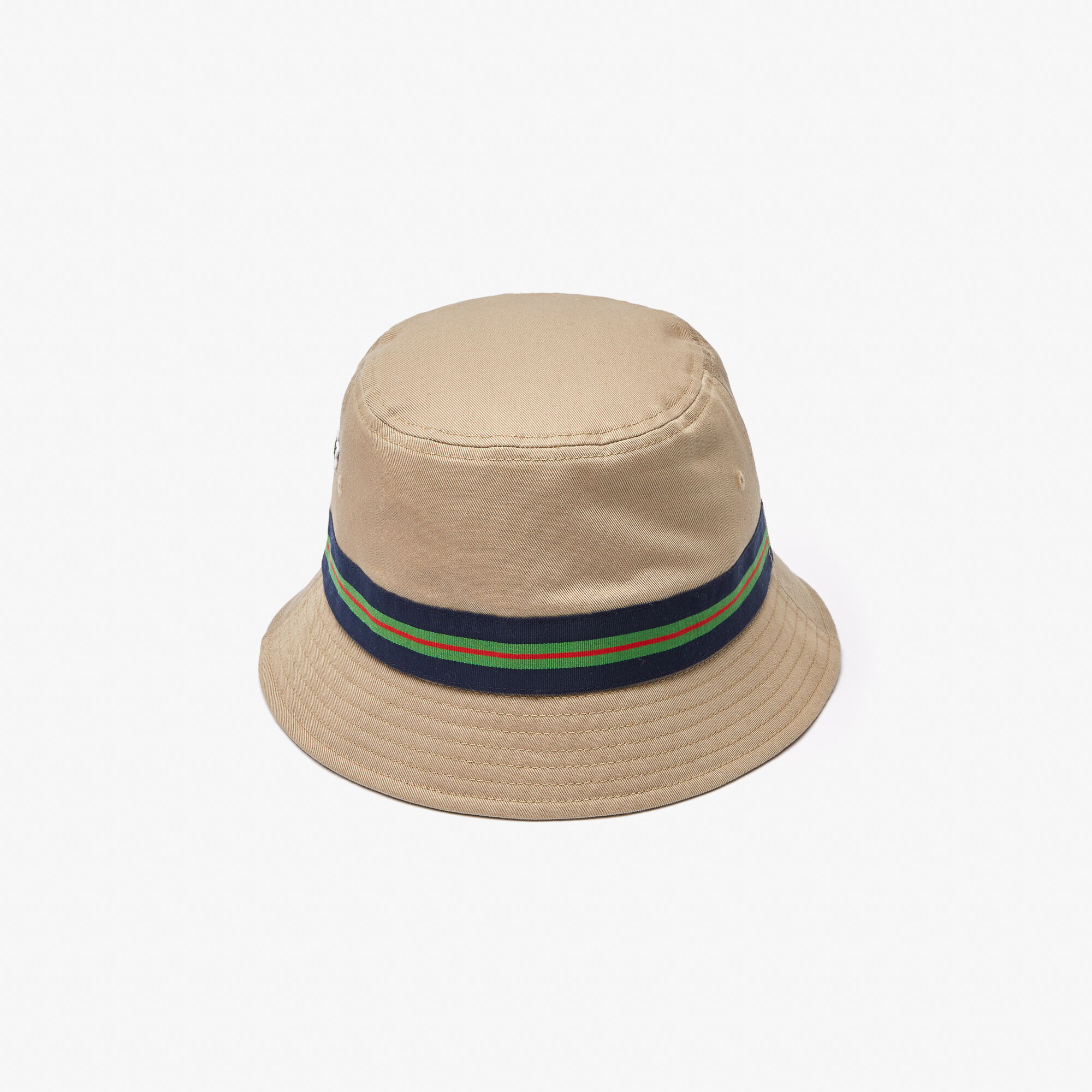 Buy Unisex Lacoste Organic Cotton Stripe Band Bucket Hat Lacoste QA