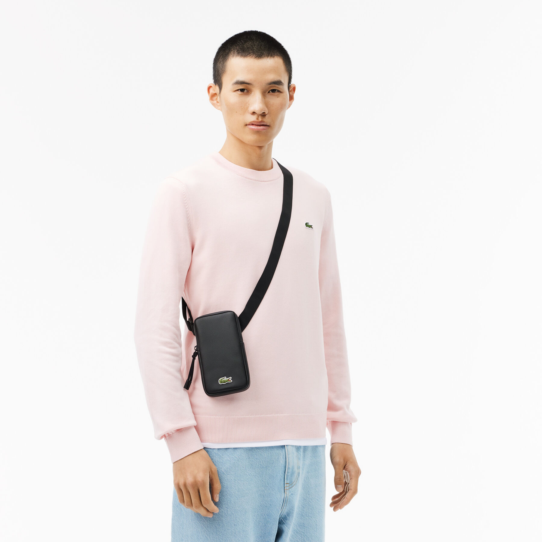 LCST Smartphone Holder with Pocket lacoste lcst smartphone holder with pocket