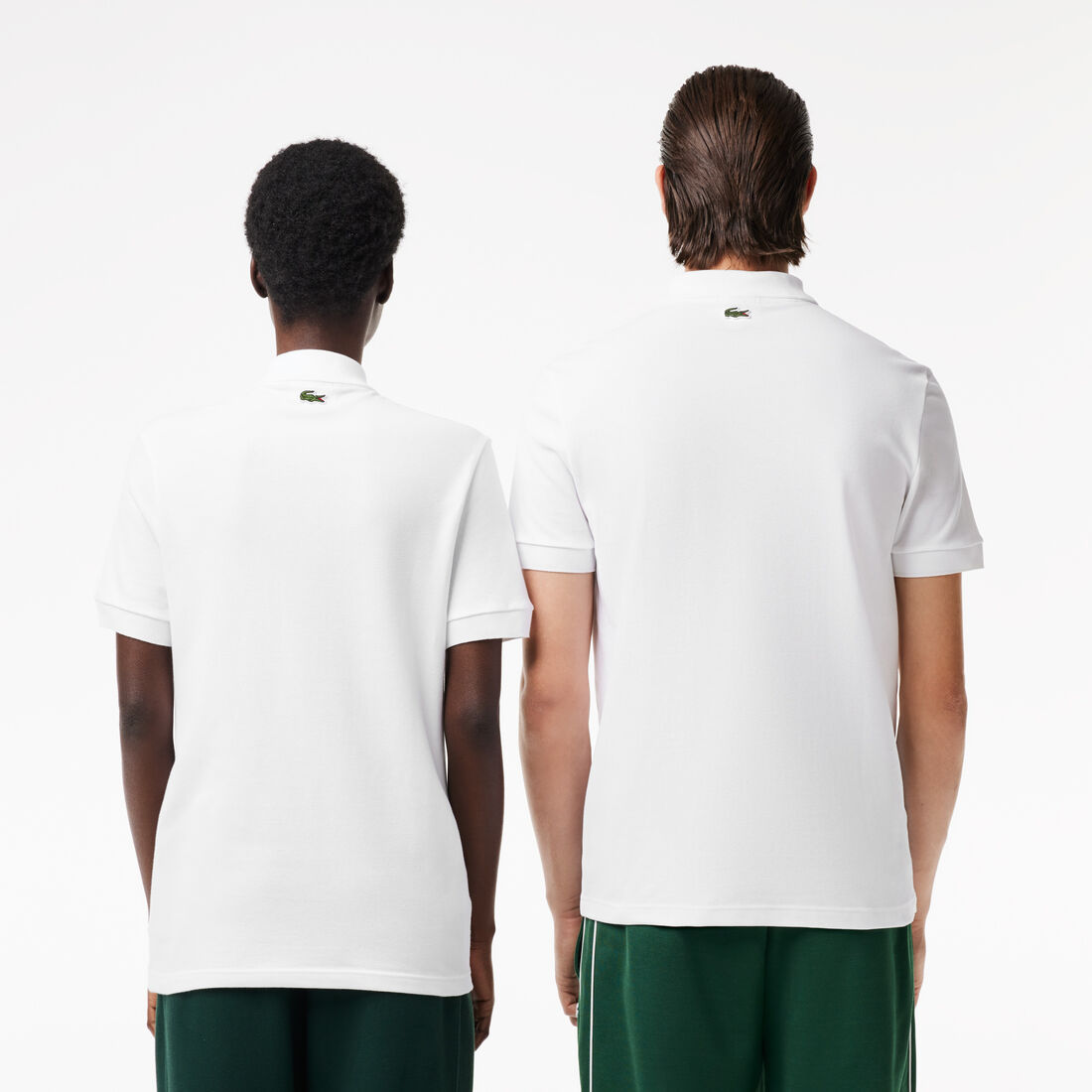 Lacoste Signature Print Stretch Pique Polo Shirt Lacoste Signature Print Stretch Pique Polo Shirt