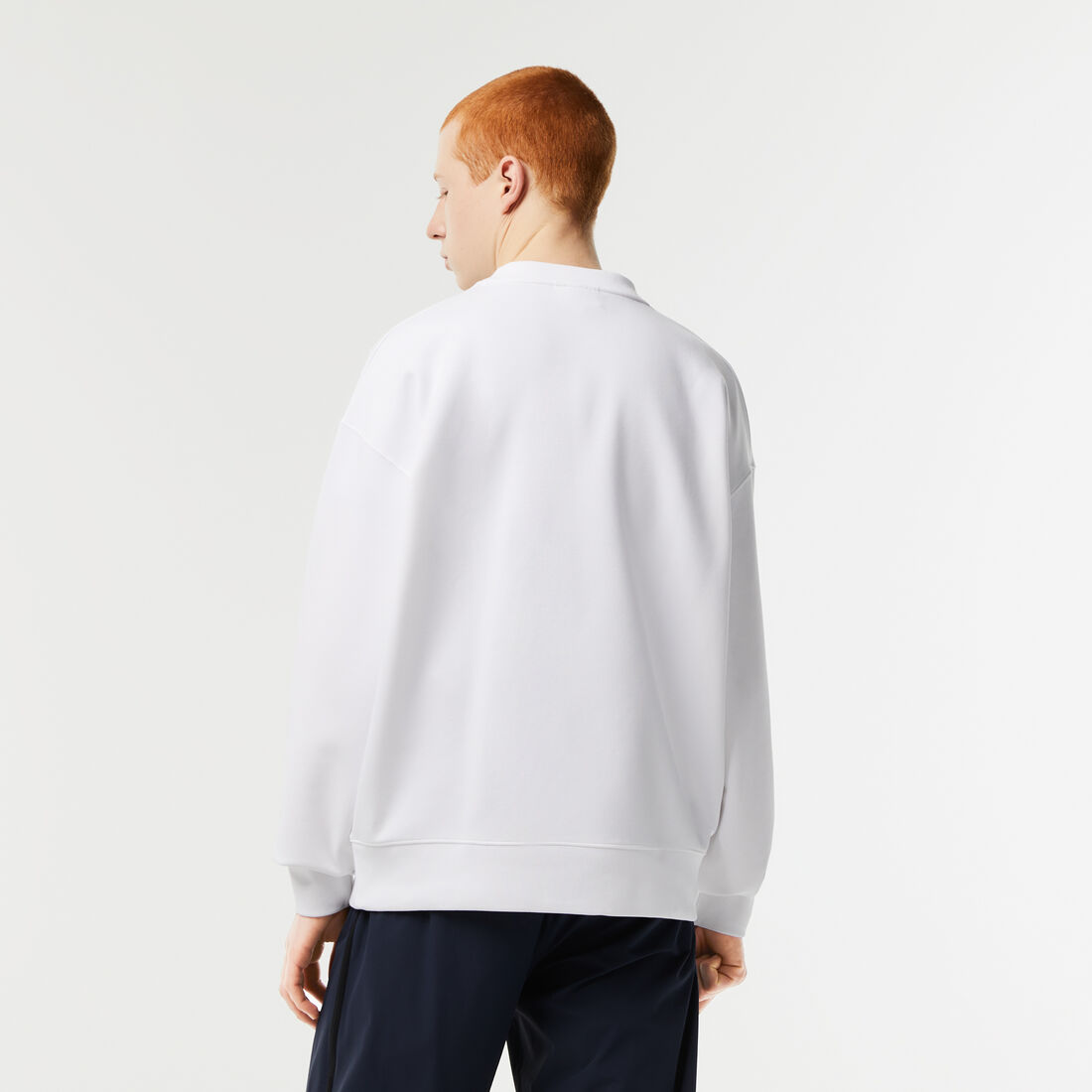 سويت شيرت لاكوست بقصة فضفاضة وشعار الماركة للرجال سويت شيرت لاكوست بقصة فضفاضة وشعار الماركة للرجال