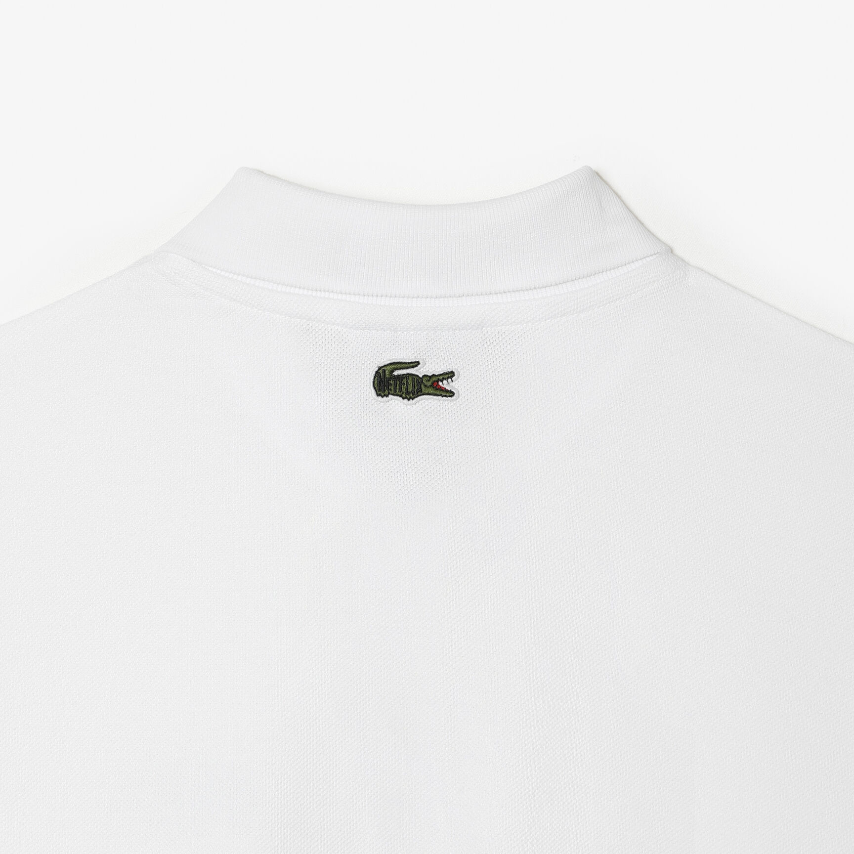 Women's Lacoste x Netflix Crocodile Show Print Polo Shirt