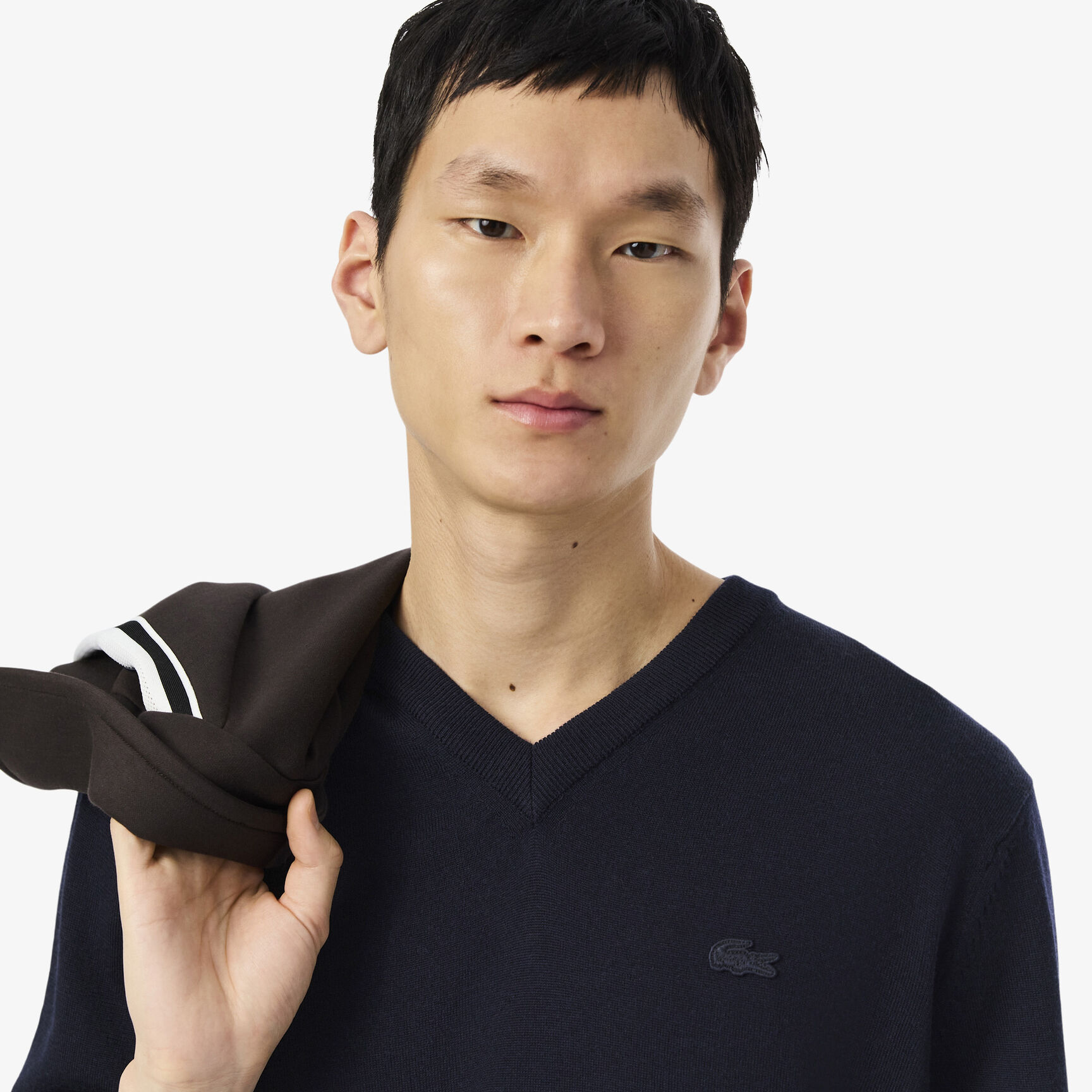 Men's V-Neck Merino Wool Sweater