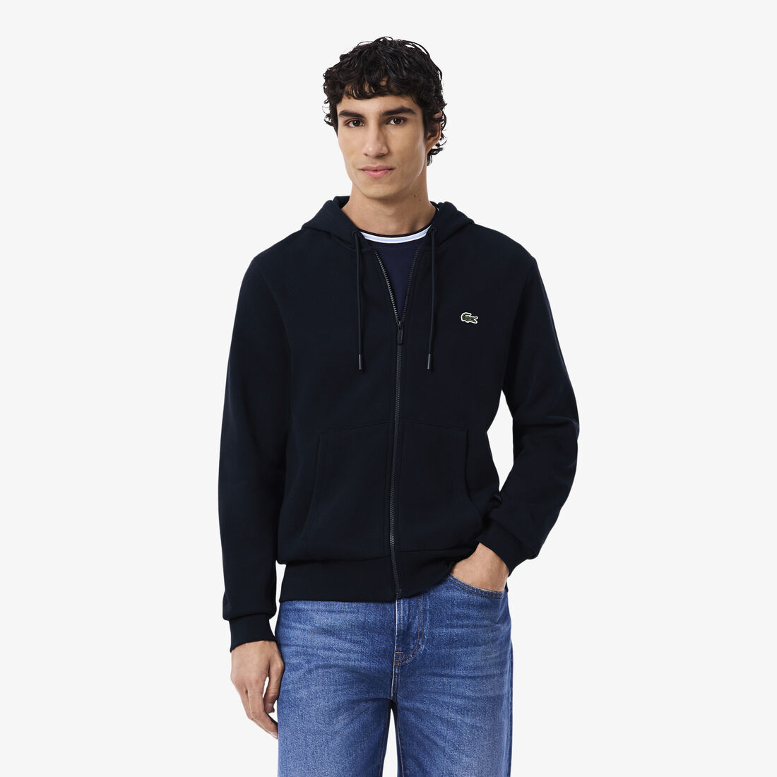 Zip-Up Fleece Hoodie