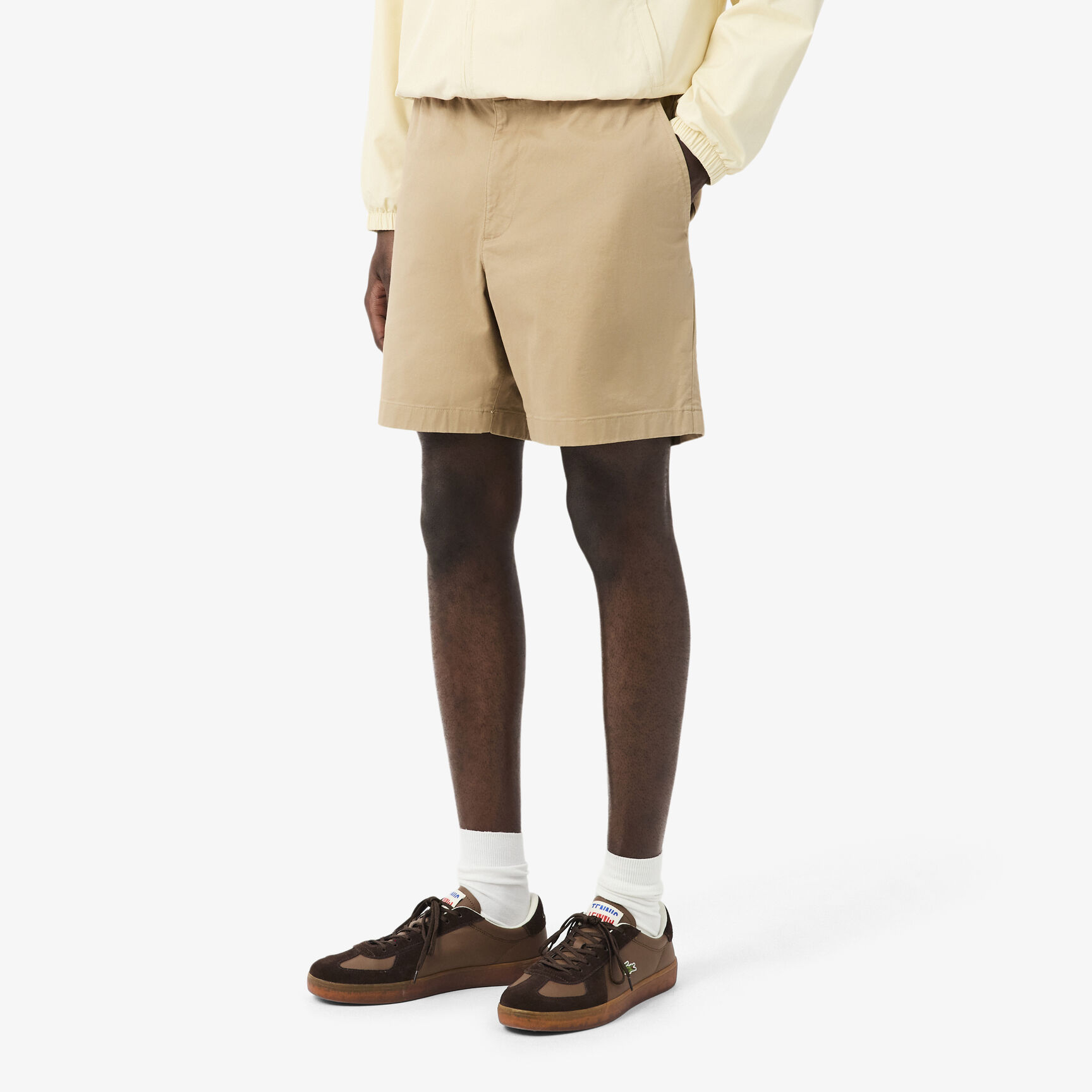 شورت قطني مطاطي بقصة عادية شورت قطني مطاطي بقصة عادية