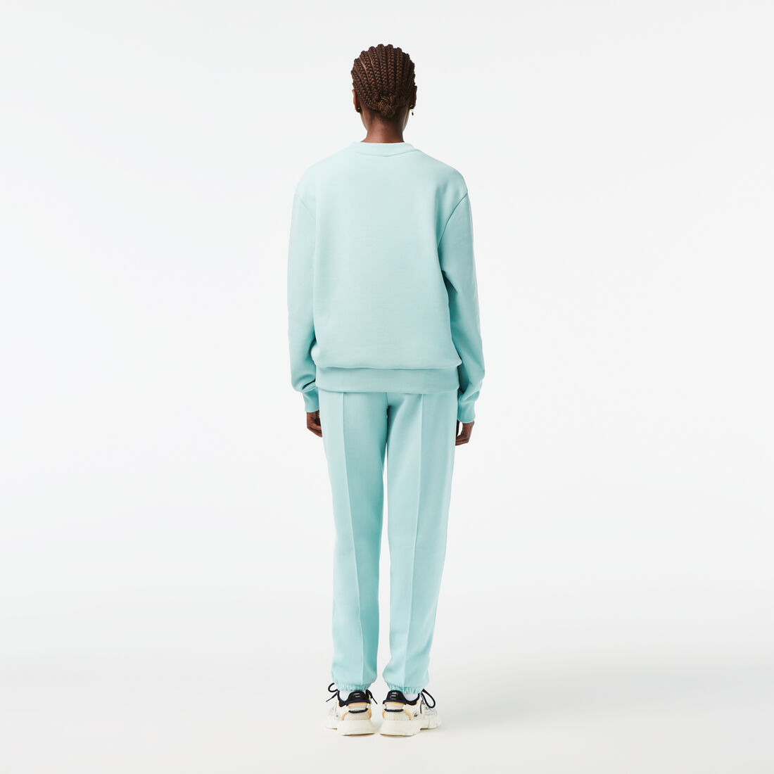 Women’s Lacoste Unbrushed Fleece Printed Sweatshirt Women’s Lacoste Unbrushed Fleece Printed Sweatshirt