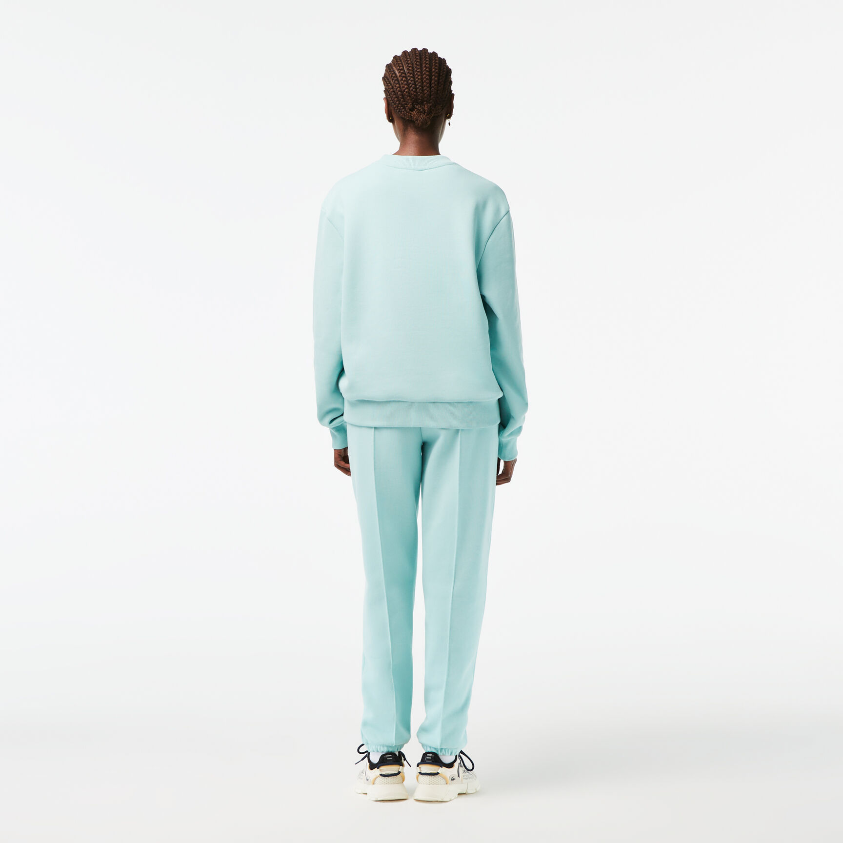 Women’s Lacoste Unbrushed Fleece Printed Sweatshirt Women’s Lacoste Unbrushed Fleece Printed Sweatshirt