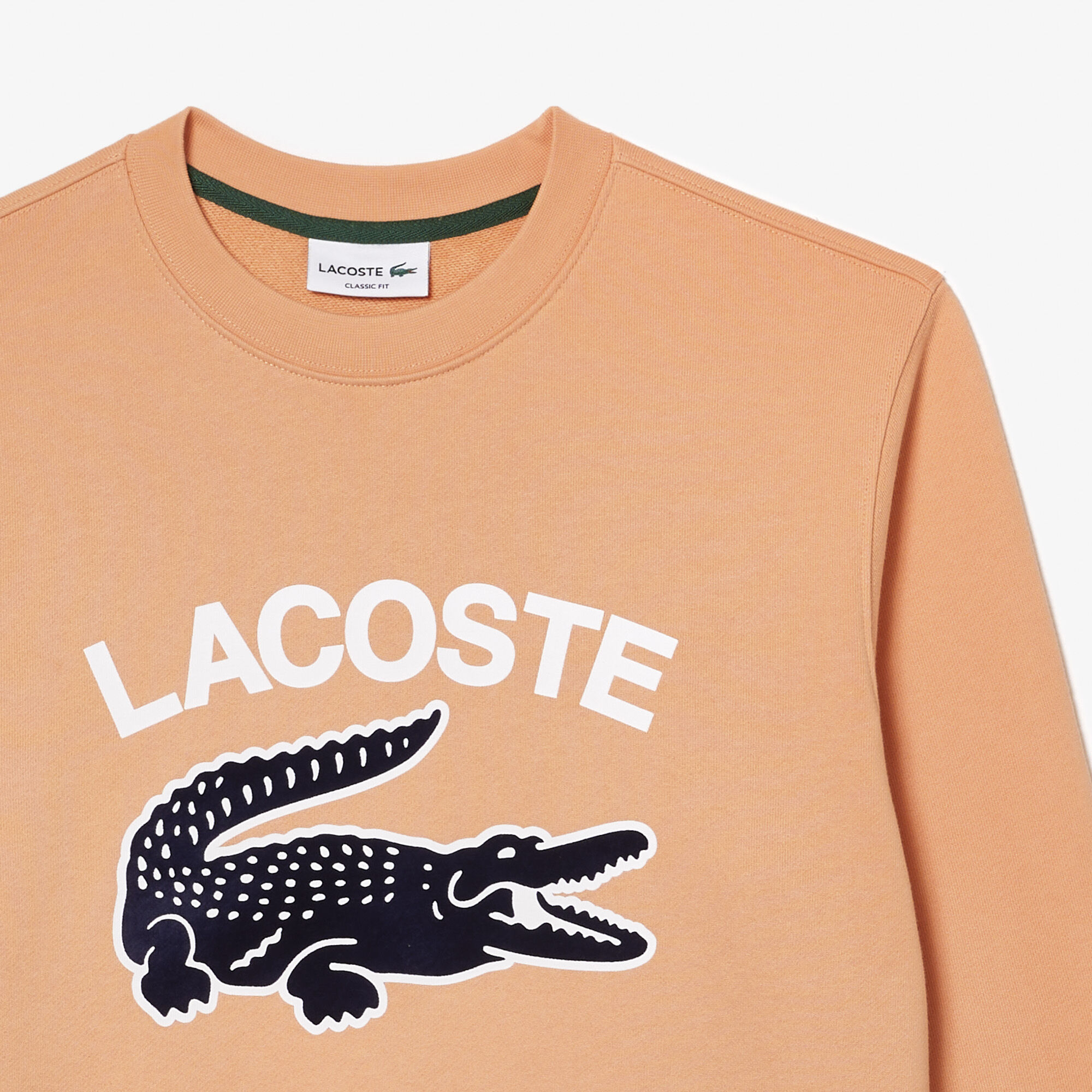 [LACOSTE] ロゴプリント スウェットシャツ LACOSTE ラコステ スウェット トレーナー 3Dプリントクラシック