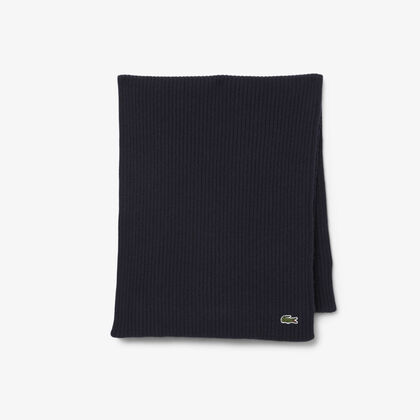 Ribbed Wool Scarf