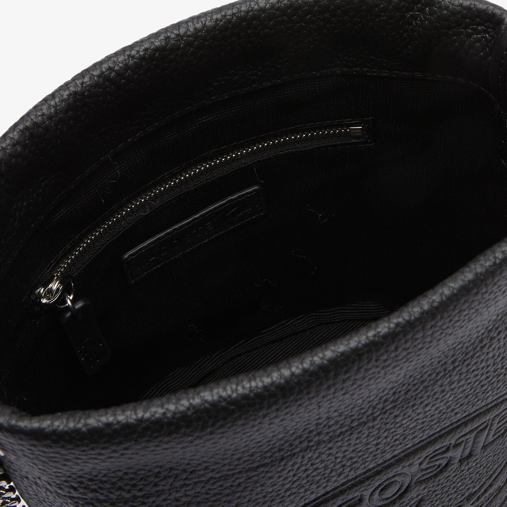 Women&rsquo;s Croco Crew Grained Leather Bucket Bag