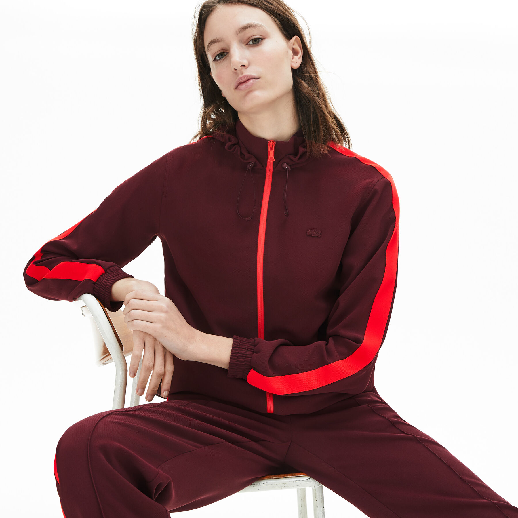 Women’s Hooded Zip Sweatshirt lacoste women s hooded zip sweatshirt