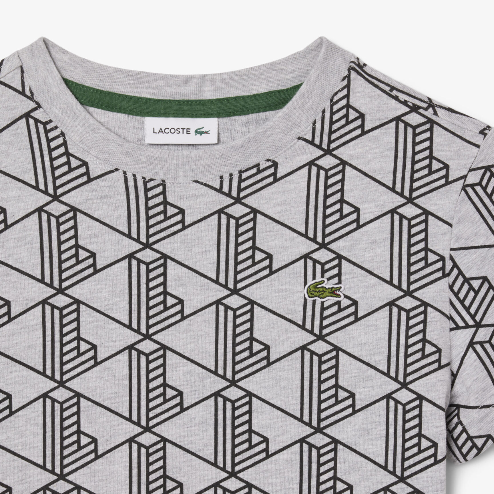 Monogram Print Cotton T-shirt