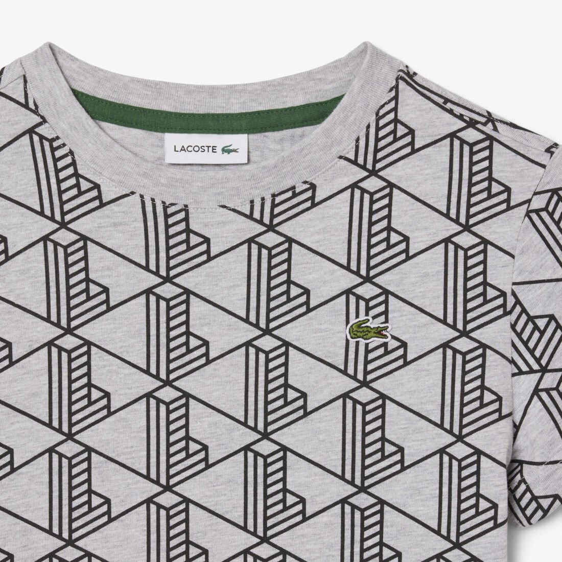 Monogram Print Cotton T-shirt Monogram Print Cotton T-shirt