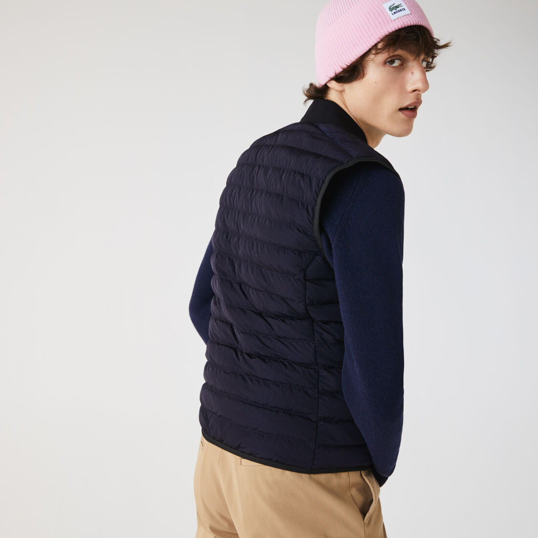 جاكيت منفوخ قابل للطي بقماش خفيف الوزن مقاوم للماء للرجال جاكيت منفوخ قابل للطي بقماش خفيف الوزن مقاوم للماء للرجال